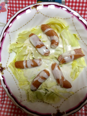 簡単なキャベツ温野菜